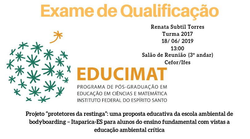 Exame de Qualificação Evento RENATA SUBTIL TORRES 18.06.2019 BRANCO