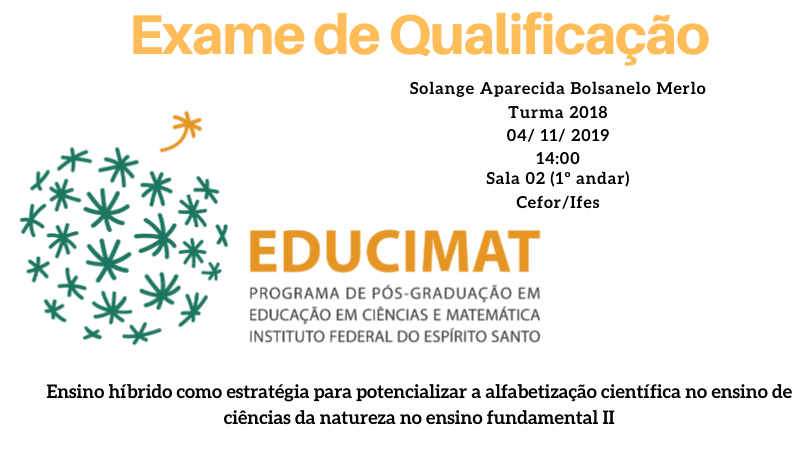 Exame de Qualificação Evento SOLANGE APARECIDA BOLSANELO MERLO 04.11.2019 BRANCO